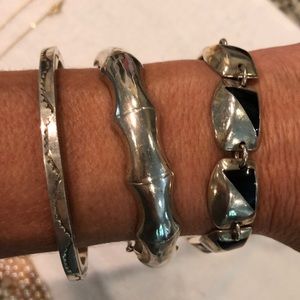 Sterling bracelets bundle